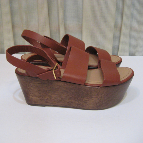 Elizabeth and James NWOB BAX Leather Platform Sz 8 - Picture 5 of 8